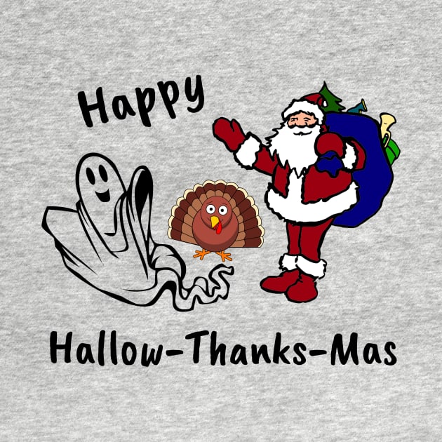Happy Halloween Thanksgiving Christmas, Hallow-Thanks-Mas by numpdog